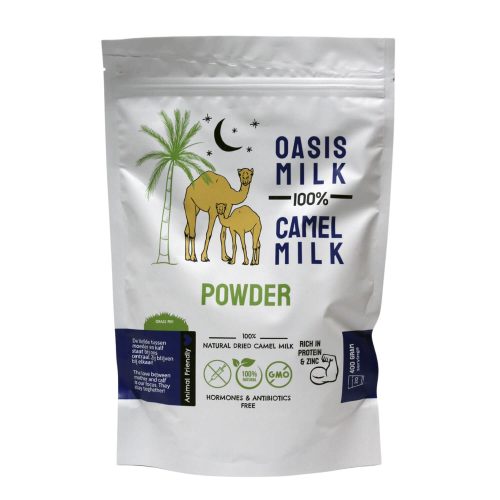 400gr Kamelmilchpulver im wiederverschließbaren Beutel Oasis Milk